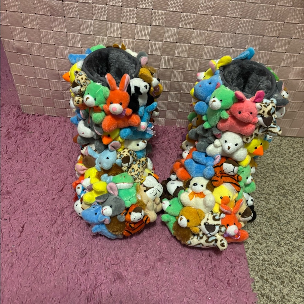 Mini stuffed Plush Animal boots